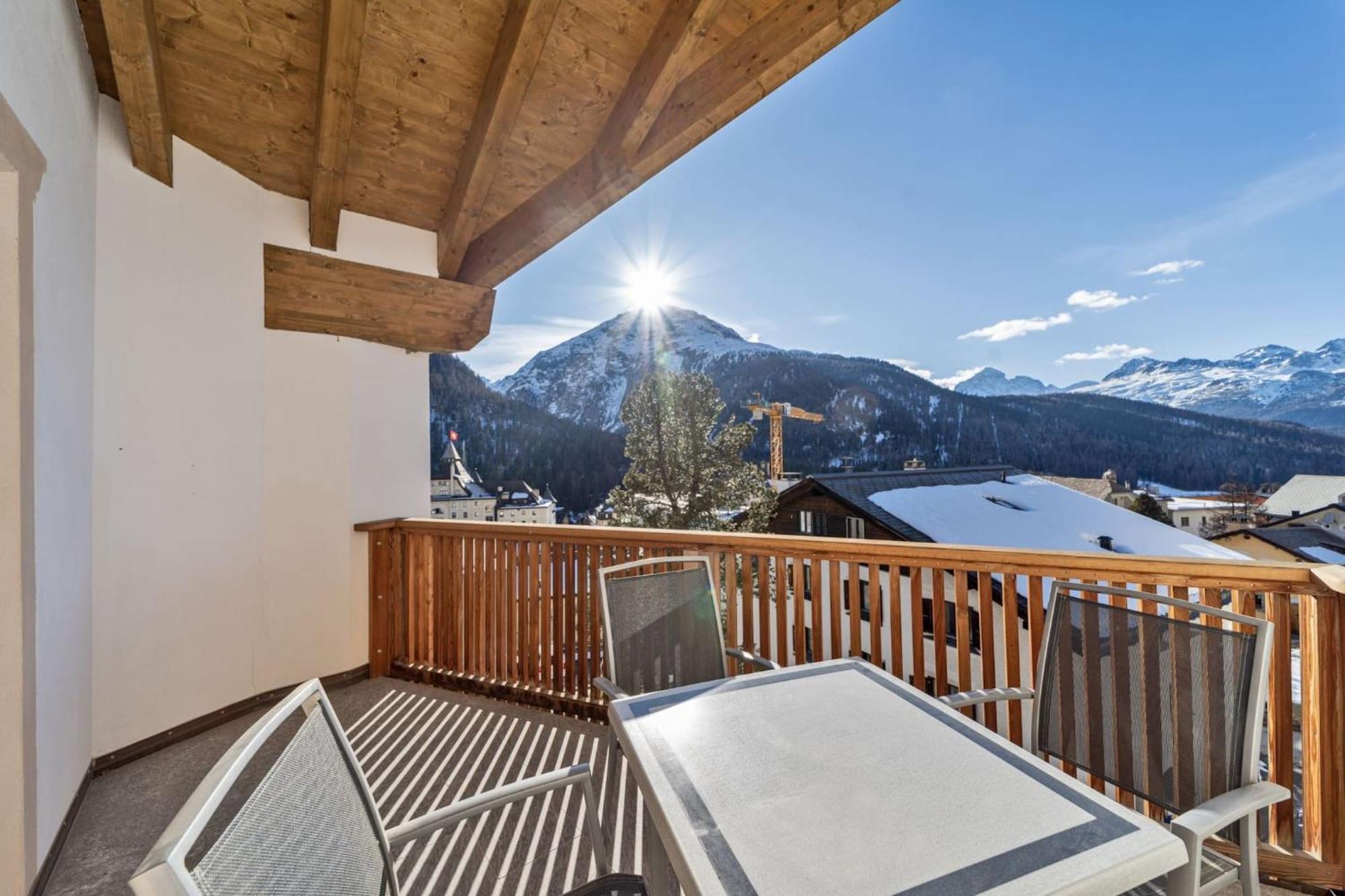 Chesa Piz Chalchagn - Pontresina Apartment ภายนอก รูปภาพ
