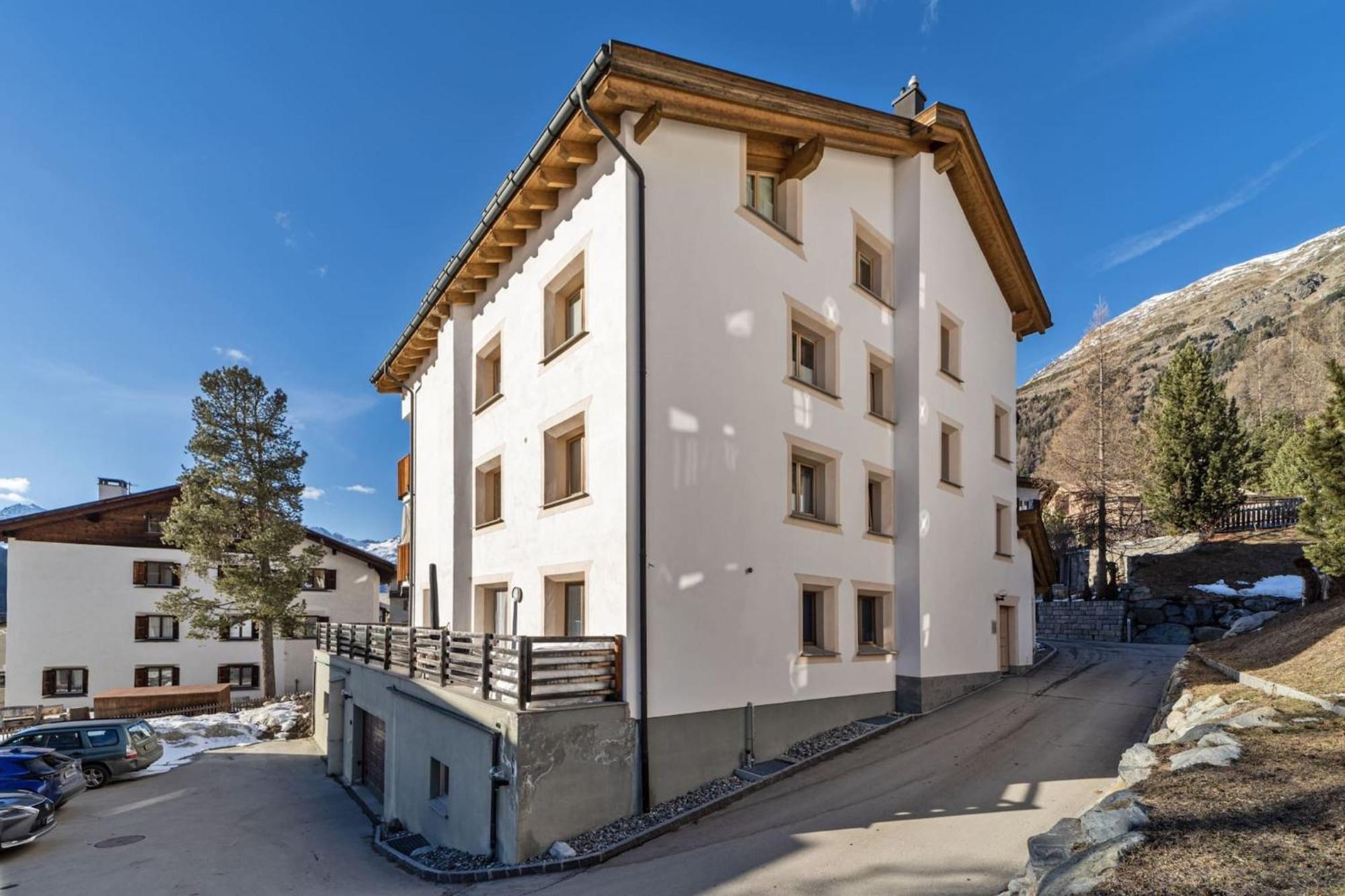 Chesa Piz Chalchagn - Pontresina Apartment ภายนอก รูปภาพ